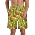 thumbnail image 1 of Goofa Tropical Summer Fruit Printed Mens Swim Trunks Summer Quick Dry Short Beach Swimwear Bathing Suits-, 1 of 9