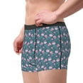 thumbnail image 1 of Goofa Tulips Flowers Printed Men's Boxer Briefs Underwear, Moisture-Wicking Underwear, Trunk,Soft and Breathable Cotton Underwear-Large, 1 of 9
