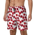 thumbnail image 1 of Goofa Tulips Flowers Printed Men's Swim Trunks Board Shorts Quick Dry Mens Swimming Trunks with Compression Liner,Breathable Fit Hawaii Beach Shorts-Large, 1 of 9