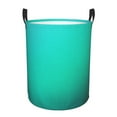 thumbnail image 1 of Goofa Turquoise Light Blue Printed Circular Hamper,Laundry Basket with Handles,Storage Baskets Foldable,Large Capacity Laundry Hamper-, 1 of 6