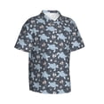 thumbnail image 1 of Goofa Turtle Hawaiian Shirt for Men, Unisex Summer Beach Casual Short Sleeve Button Down Shirts,Aloha Tropical Floral print shirt-Small, 1 of 9