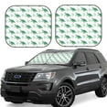 thumbnail image 1 of Goofa Turtle Pattern 2 Piece Car Windshield Sun Shade Foldable | Front Windshield Shade for Sun, Heat and UV Rays | Sunshade for Car Front Window-Large, 1 of 7
