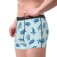 thumbnail image 1 of Goofa Turtle Printed Men's Boxer Briefs Underwear, Moisture-Wicking Underwear, Trunk,Soft and Breathable Cotton Underwear-Medium, 1 of 9