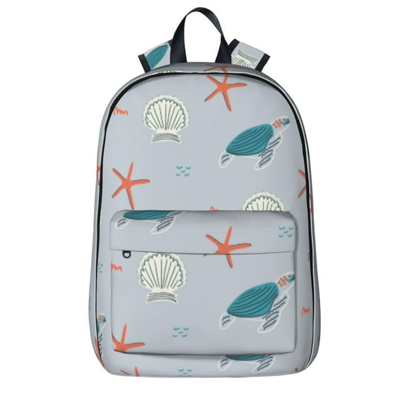 Goofa Turtles And Shells Printed Backpack,Laptop Backpack,Durable Anti-Theft Travel Work Backpack,Water-resistant Backpack