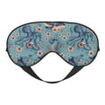 thumbnail image 1 of Goofa Underwater Animals and Flowers Printed Sleep Eye Mask for Men Women, Zero Eye Pressure Sleeping Mask, Light Blocking Night Blindfold, Soft Eye Shade Cover, 1 of 7