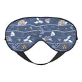 thumbnail image 1 of Goofa Underwater World Animals Printed Sleep Eye Mask for Men Women, Zero Eye Pressure Sleeping Mask, Light Blocking Night Blindfold, Soft Eye Shade Cover, 1 of 1