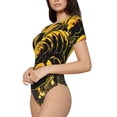 thumbnail image 1 of Goofa Urban Graffiti Scorpion Illustration Printed Women Rash Guard Short Sleeve,Tummy control Swimsuit Surfing Swimsuit Bathing Suit One Piece Swimsuit UPF 50-Large, 1 of 9