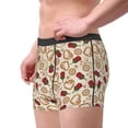 thumbnail image 1 of Goofa Valentine'S Day Rose Printed Men's Boxer Briefs Underwear, Moisture-Wicking Underwear, Trunk,Soft and Breathable Cotton Underwear-X-Large, 1 of 9