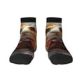 thumbnail image 1 of Goofa Valley Meditating Guinea Pig Pattern Non Slip Socks with Grips for Elderly, Crew Socks Yoga Hospital Socks Cushioned Sole Gripper Socks for Men Women, 1 of 5