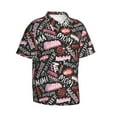 thumbnail image 1 of Goofa Various Languages Mother Hawaiian Shirt for Men, Unisex Summer Beach Casual Short Sleeve Button Down Shirts,Aloha Tropical Floral print shirt-3X-Large, 1 of 9