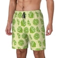 thumbnail image 1 of Goofa Various Lemons Printed Men's Swim Trunks Board Shorts Quick Dry Mens Swimming Trunks with Compression Liner,Breathable Fit Hawaii Beach Shorts-XX-Large, 1 of 9