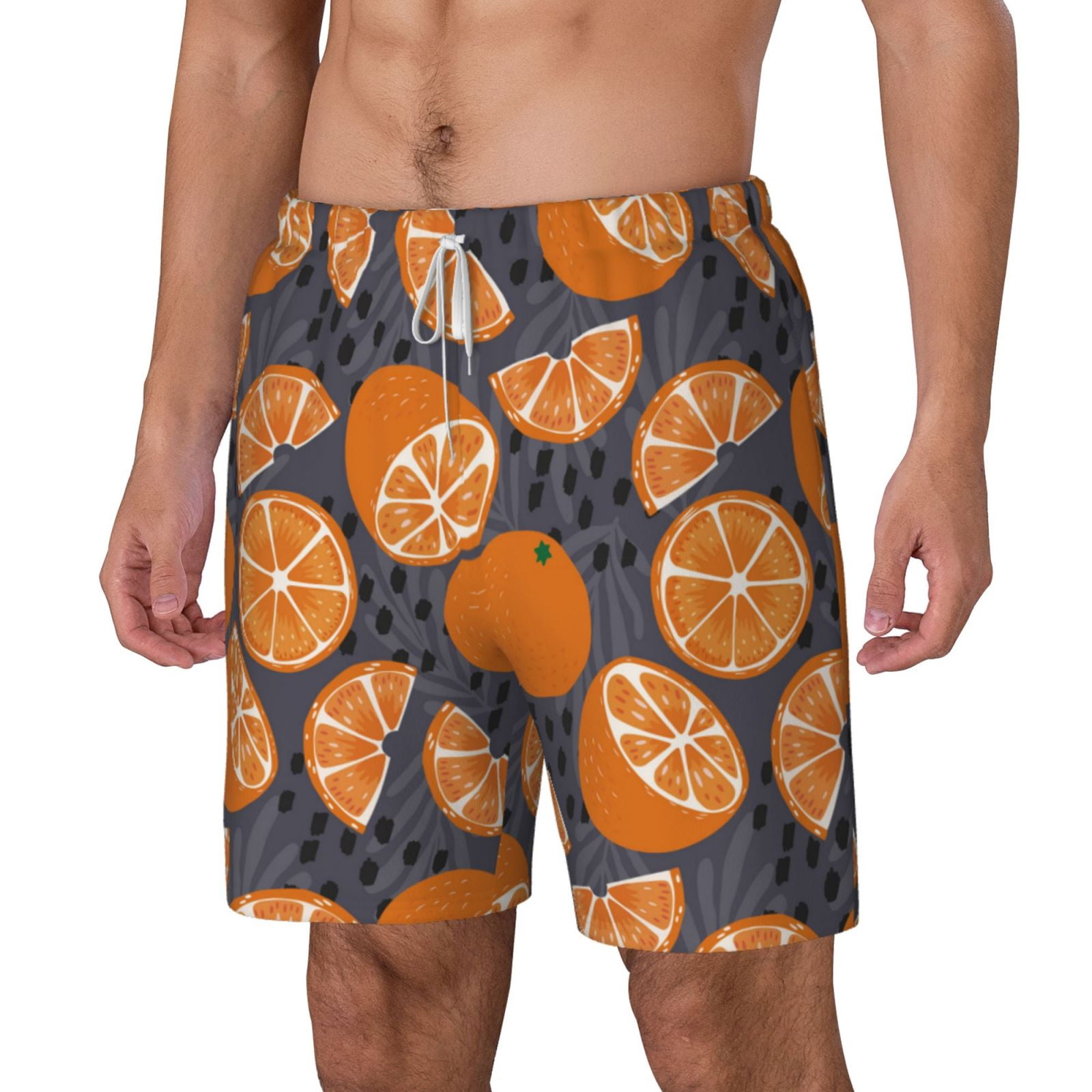 Baha Ranch Yeehaw Orange Men's Swim Trunks main image 0