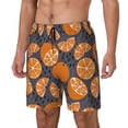 thumbnail image 1 of Goofa Various Oranges Printed Men's Swim Trunks Board Shorts Quick Dry Mens Swimming Trunks with Compression Liner,Breathable Fit Hawaii Beach Shorts-XX-Large, 1 of 9