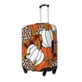 thumbnail image 1 of Goofa Various Pumpkins Leopard Orange White Pattern Luggage Covers For Suitcase,Suitcase Cover Protector Fit 18-32 Inch Luggage-X-Large, 1 of 9