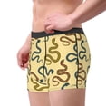 thumbnail image 1 of Goofa Various Snake Printed Men's Boxer Briefs Underwear, Moisture-Wicking Underwear, Trunk,Soft and Breathable Cotton Underwear-XX-Large, 1 of 9