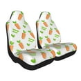 thumbnail image 1 of Goofa Vegan Fruit Carrot Printed Car Seat Covers, Automotive Seat Covers for Cars Trucks and SUVs, Quick Setup Universal Fit Elastic Seat Covers-1, 1 of 6