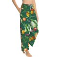 thumbnail image 1 of Goofa Vegan Printed Soft Pajama Pants for Women, Wide Leg Comfy Casual Lounge Yoga Pants-Large, 1 of 9