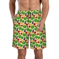 thumbnail image 1 of Goofa Vegetable Printed Mens Swim Trunks Summer Quick Dry Short Beach Swimwear Bathing Suits-Medium, 1 of 9