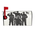 thumbnail image 1 of Goofa Veterans Day Pattern Mailbox Cover, Mailbox Decoration with Magnetic Strips for Standard and Large Mailboxes, Easy Installation, Durable and UV-Resistant-21x18 in, 1 of 8