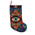 thumbnail image 1 of Goofa Vibrant Psychedelic Eye for Christmas Stockings, 18inch Xmas Hanging Stocking Decorations for Christmas Party Family Decor, 1 of 7