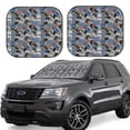 thumbnail image 1 of Goofa Video Game Pattern 2 Piece Car Windshield Sun Shade Foldable | Front Windshield Shade for Sun, Heat and UV Rays | Sunshade for Car Front Window-Medium, 1 of 7