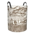 thumbnail image 1 of Goofa Vineyard Landscape 1 Printed Circular Hamper,Laundry Basket with Handles,Storage Baskets Foldable,Large Capacity Laundry Hamper-, 1 of 8