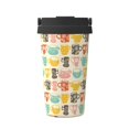 thumbnail image 1 of Goofa Vintage Cup for Insulated Travel Coffee Mug Spill Proof Leak Proof 16 OZCoffee Tumbler Reusable Coffee Cups with Lids Thermos for Hot and Cold Drink, 1 of 8