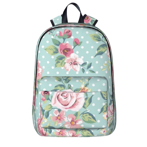 Goofa Vintage Floral Printed Backpack,Laptop Backpack,Durable Anti-Theft Travel Work Backpack,Water-resistant Backpack