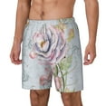 thumbnail image 1 of Goofa Vintage Rose Printed Men's Swim Trunks Board Shorts Quick Dry Mens Swimming Trunks with Compression Liner,Breathable Fit Hawaii Beach Shorts-XX-Large, 1 of 9