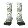 thumbnail image 1 of Goofa Vintage Utensils Printed Men's Crew Socks, Soft Durable Breathable Moisture-Wicking with Odor Control Cotton socks, 1 of 9