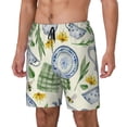 thumbnail image 1 of Goofa Vintage Utensils Printed Men's Swim Trunks Board Shorts Quick Dry Mens Swimming Trunks with Compression Liner,Breathable Fit Hawaii Beach Shorts-, 1 of 9