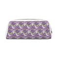 thumbnail image 1 of Goofa Violets Flowers Pattern Leather Pencil Case, Pencil Pouch, Pencil Bag, Pen Case, Pen Pouch, Pen Bag, Pencil Pouches, Pencil Bags,College Pencil Case, 1 of 7