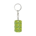 thumbnail image 1 of Goofa Watercolor Kiwi Fruits Summer Printed Rectangular Metal Keychain Bag Charm Floral Charm for Purse Keys Metal Keyring Gift for Women Accessories, 1 of 7