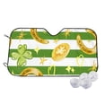thumbnail image 1 of Goofa Watercolor St Patrick Day Printed Car Windshield Sunshade,Foldable Reflective Sun Visor,UV Protection Heat Blocker Sunshade,Car Cooling Accessory-Medium, 1 of 7