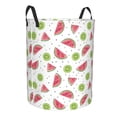 thumbnail image 1 of Goofa Watermelon And Kiwi Printed Circular Hamper,Laundry Basket with Handles,Storage Baskets Foldable,Large Capacity Laundry Hamper-Medium, 1 of 8