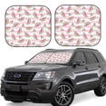 thumbnail image 1 of Goofa Watermelon Pattern 2 Piece Car Windshield Sun Shade Foldable | Front Windshield Shade for Sun, Heat and UV Rays | Sunshade for Car Front Window-Large, 1 of 7