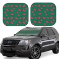 thumbnail image 1 of Goofa Watermelon Pattern 2 Piece Car Windshield Sun Shade Foldable | Front Windshield Shade for Sun, Heat and UV Rays | Sunshade for Car Front Window-Medium, 1 of 7