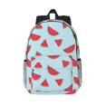 thumbnail image 1 of Goofa Watermelon Pattern Lightweight Student Backpack for School, Water-Resistant, Adjustable Straps, Fits 15" Laptop, Multiple Pockets for Books, Accessories, 1 of 4