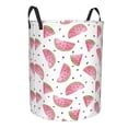 thumbnail image 1 of Goofa Watermelon Printed Circular Hamper,Laundry Basket with Handles,Storage Baskets Foldable,Large Capacity Laundry Hamper-Medium, 1 of 8