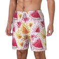 thumbnail image 1 of Goofa Watermelon Printed Men's Swim Trunks Board Shorts Quick Dry Mens Swimming Trunks with Compression Liner,Breathable Fit Hawaii Beach Shorts-Small, 1 of 9