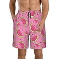 thumbnail image 1 of Goofa Watermelon Printed Mens Swim Trunks Summer Quick Dry Short Beach Swimwear Bathing Suits-Large, 1 of 9