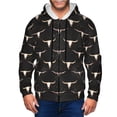thumbnail image 1 of Goofa Western Cowboy Pattern Mens Full-zip Hoodie, Zip-up Pullover Hooded Sweatshirt, Kangaroo Pocket Hoodie Ideal for Daily Wear, Travel, and Home-3X-Large, 1 of 5