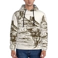 thumbnail image 1 of Goofa Western Desert Cowboys 1 for Men's Hooded Sweatshirt - Lightweight Pullover Hoodie with Kangaroo Pocket, Perfect for Everyday Wear-XX-Large, 1 of 7