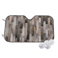 thumbnail image 1 of Goofa Wooden Texture Printed Car Windshield Sunshade,Foldable Reflective Sun Visor,UV Protection Heat Blocker Sunshade,Car Cooling Accessory-, 1 of 7