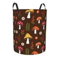 thumbnail image 1 of Goofa Woodland Mushroom Printed Circular Hamper,Laundry Basket with Handles,Storage Baskets Foldable,Large Capacity Laundry Hamper-Small, 1 of 8