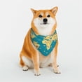thumbnail image 1 of Goofa World Map With Landmarks Pattern Pet Scarf Bandana - Adjustable and Comfortable,Dog Scarf Bib Kerchief Breedfor Dogs and Cats-Large, 1 of 8