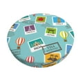 thumbnail image 1 of Goofa World Travel1 Printed Stool Covers Round, Waterproof Round Bar Stool Covers Anti-Slip Round Bar Stool Seat Cover with Elastic Bands Durable -, 1 of 7