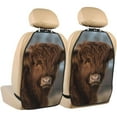 thumbnail image 1 of Goofa Yak Pattern Car Back Seat Protector for Kids (2 Pack) ,Anti-kick Storage Mat for Car Seats,Shields from Footprints, 1 of 6
