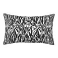 thumbnail image 1 of Goofa Zebra Pattern Pillow Case – Plush & Soft Cushion Cover, Hypoallergenic Throw Pillow Case for Comfortable Sleep with Envelope Closure-16"x24", 1 of 6