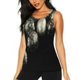 thumbnail image 1 of Goofa black Easter eggs Printed Womens Workout Tops for Women Sleeveless Yoga Shirts Athletic Running Tank Tops Sleeveless Gym Clothes Workout Apparel-Large, 1 of 7